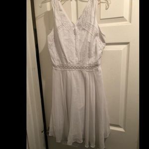All white Summer dress